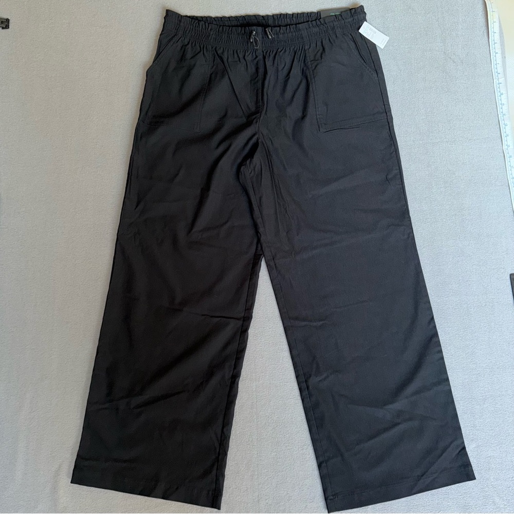 NEW Maurice’s High‎ Rise Wide Leg Black Casual Pants Size XL short